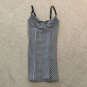 Black and white forever 21 mini dress small